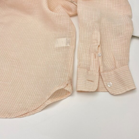 *Lucky Brand Linen Popover Top - Picture 11 of 11
